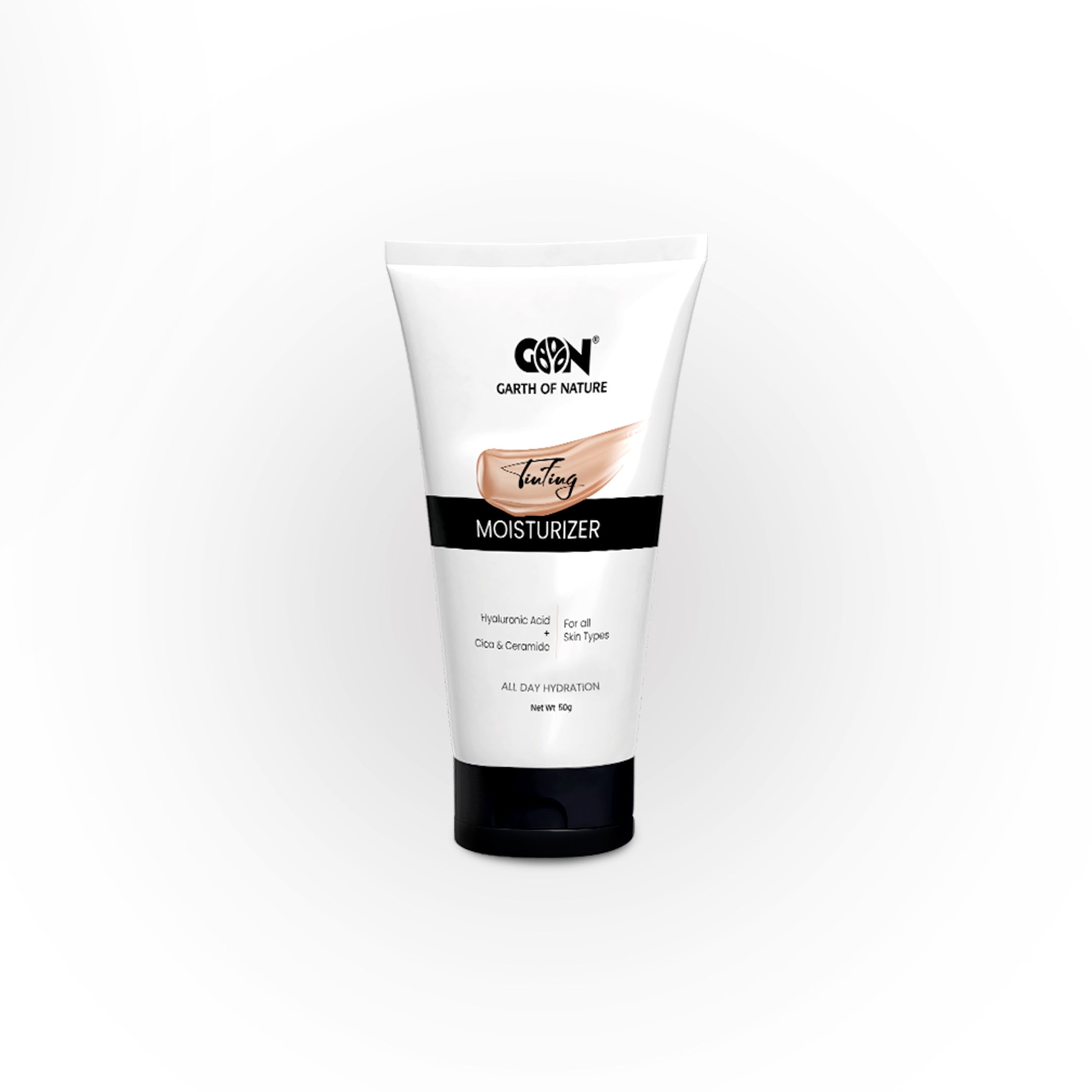 GON Tinting Moisturizer with Hyaluronic Acid, Centella Asiatica, Ceramide & Licorice - 50 Gms