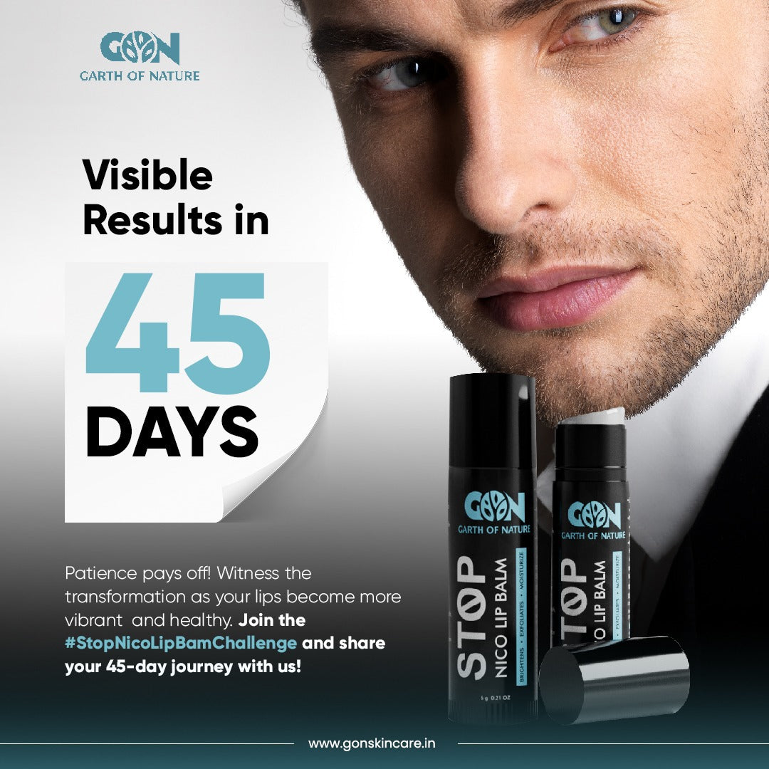 GON Stop Nico Lip Balm with SPF 30 for Dark Pigmented Lips  – 6g